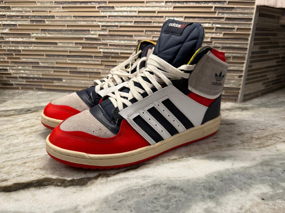 4 Pair Bundle Adidas Top Ten Hi Men's size 12